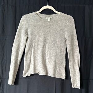 J.Crew Gray Cashmere Sweater